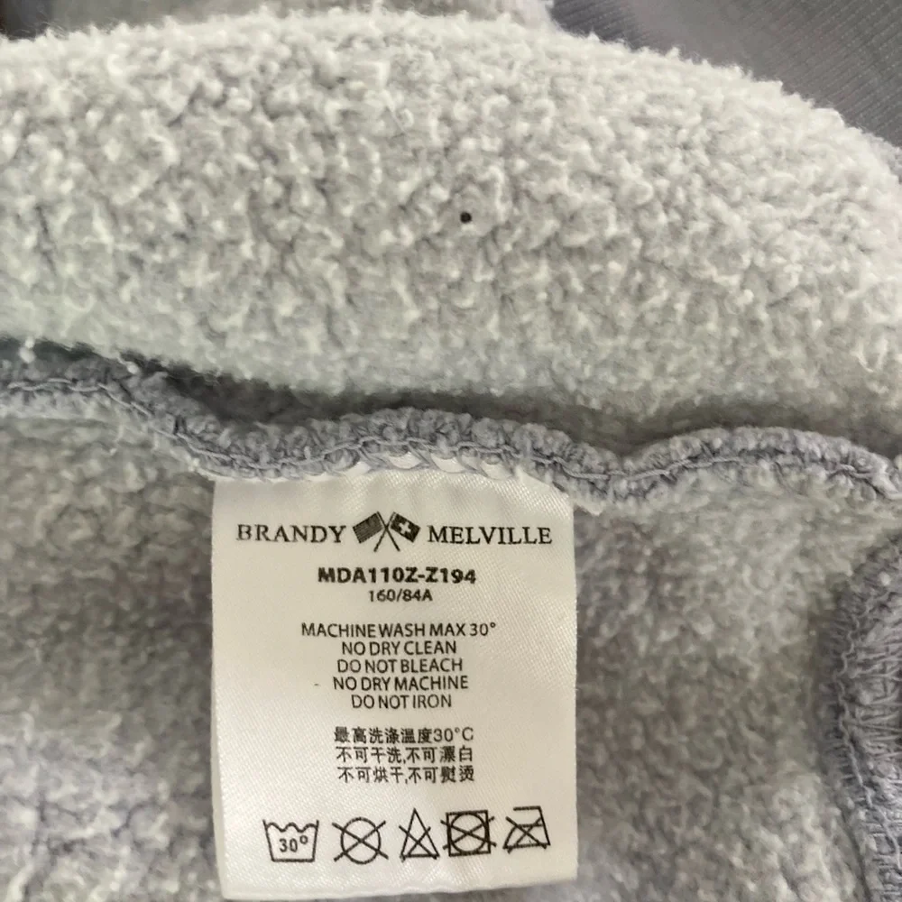 Brandy Melville | Christy Light Blue Hoodie - Picture 8 of 8